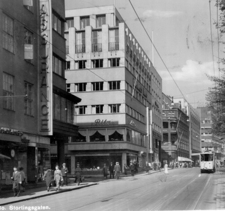 Restaurant Ritz. Foto: Mittet & Co. / Oslo byarkiv